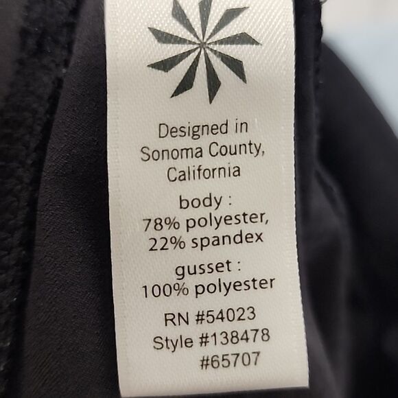 Athleta Skinny Yoga Workout Crop Capri Legging Sz XXS - Picture 5 of 5